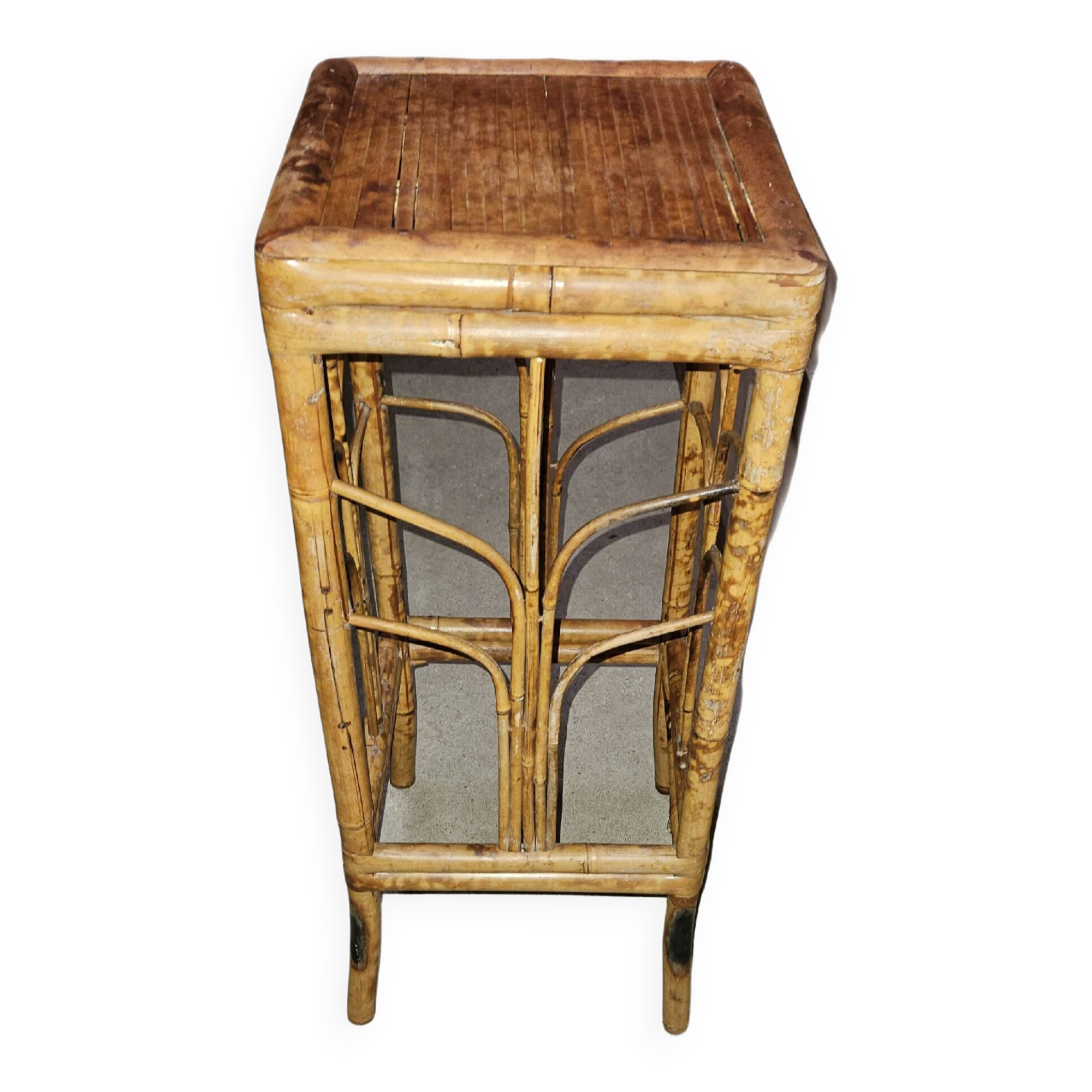 High square vintage bamboo harness