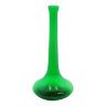 Grand vase à bourgeons en verre vert