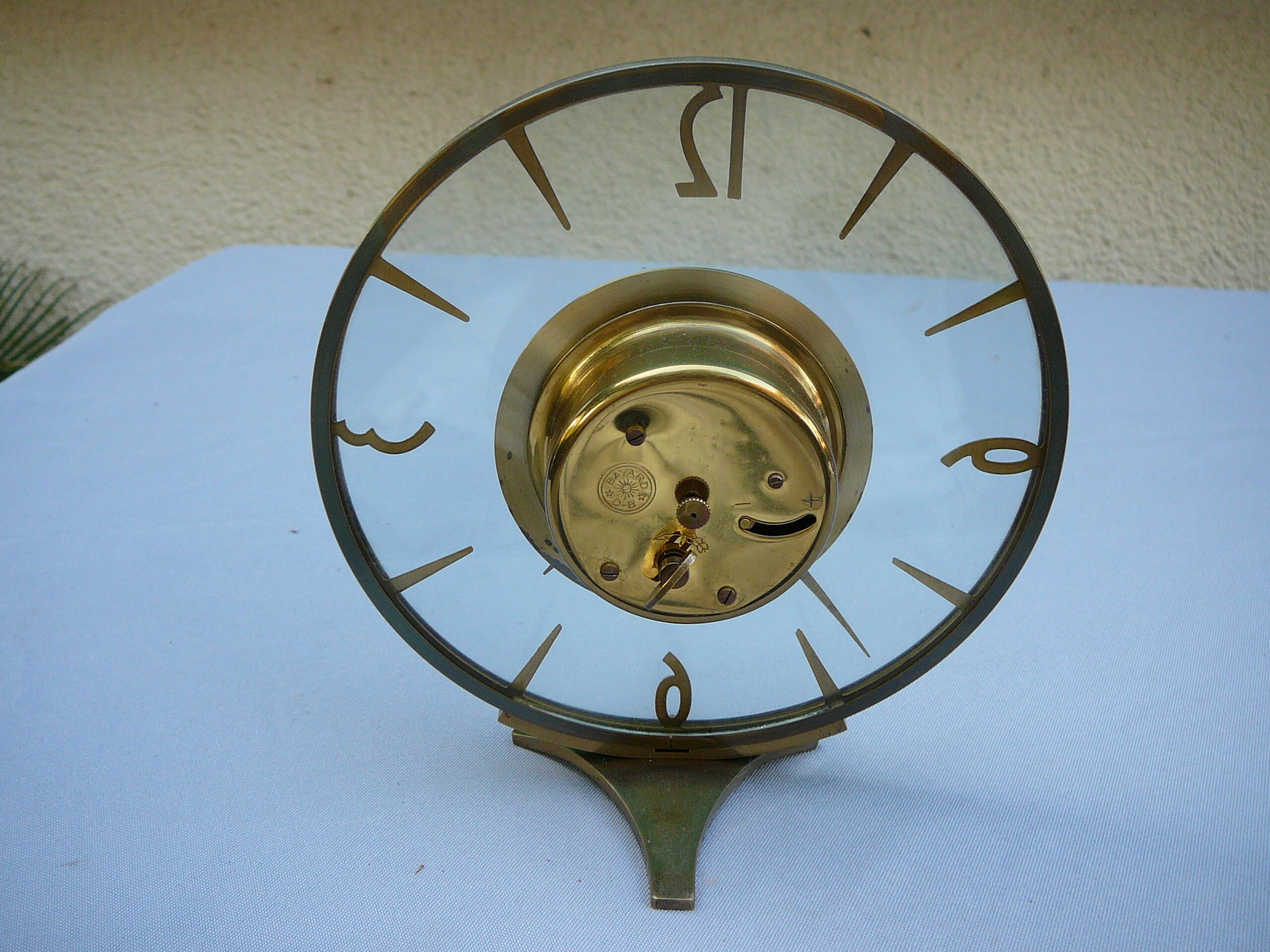 Bayard clock 8 day vintage