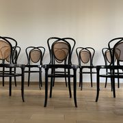 Série de 8 chaises viennoises N.33 de J&J Kohn, 1900