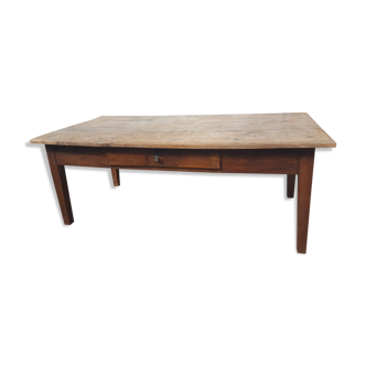 Table basse table de ferme bois brut