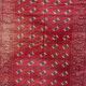 Nice big vintage carpet Bokhara handmade 200x282 cm