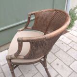 Rattan club chair