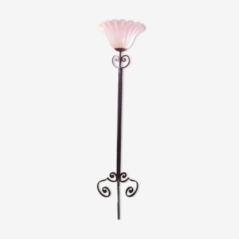 Wrought iron floor lamp