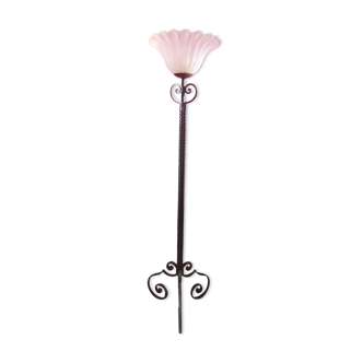 Wrought iron floor lamp