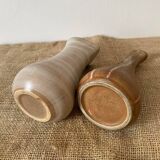2 vases en grès Niderviller et Denbac