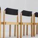 Vintage stackable mid century dining chairs set of 5