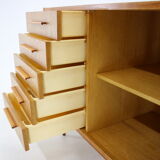 1970s Maple Cabinet or Chest Of Drawers, Czechoslovakia