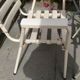 4 garden armchairs