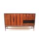 High quality vintage rosewood highboard / high sideboard made in the 60s