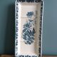 Saint Amand Terre de fer soap dish pocket with blue Anemone decor