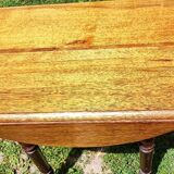 Small round table with flaps Louis Philippe Genuine