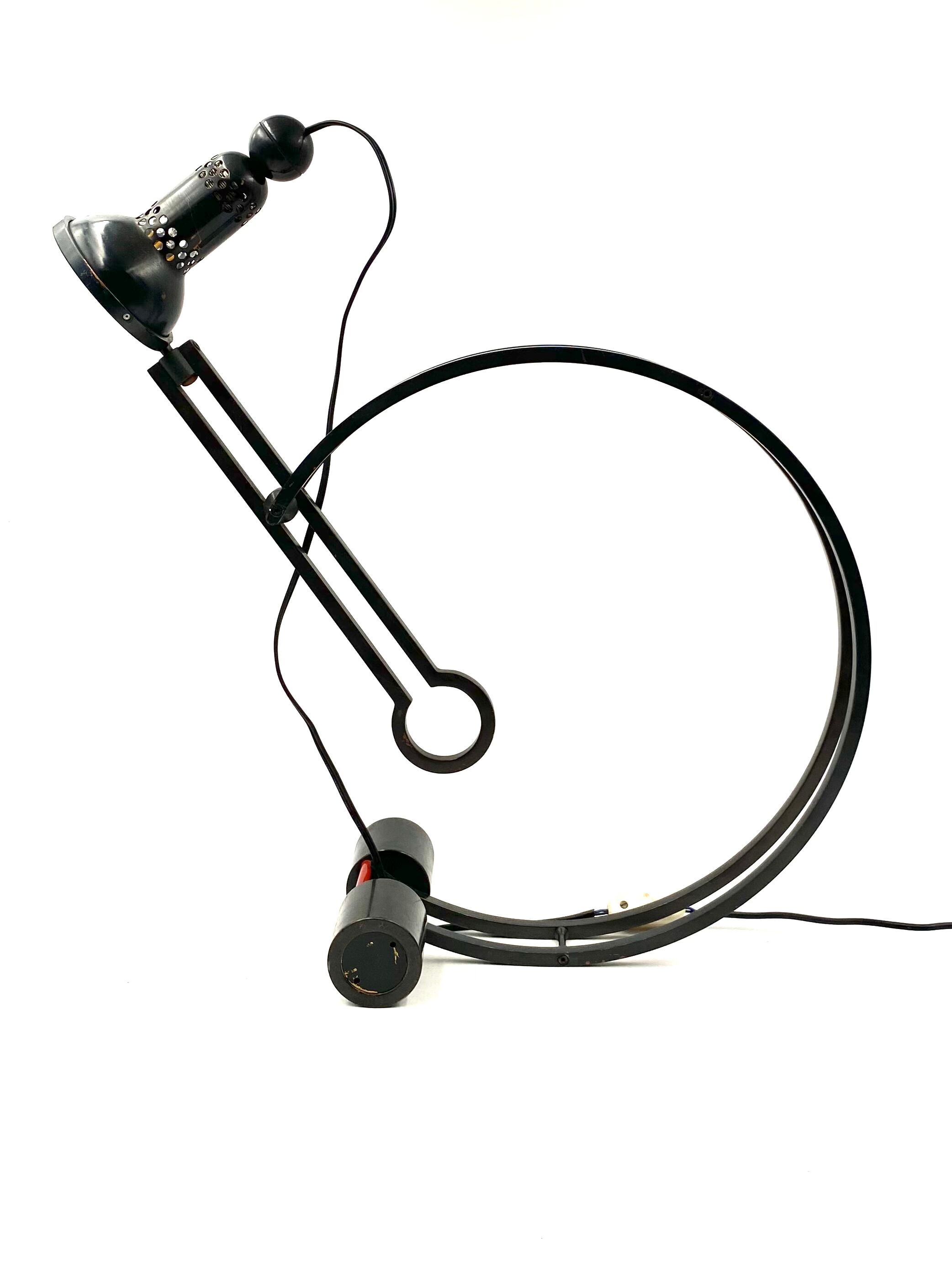 Charles Martin, Pendulum table lamp, Woka Austria 1970s