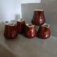 5 petits pots à lait/ crème de bistrot