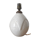 Art Deco cracked ceramic lamp