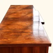 Large buffet in flame mahogany, William IV / Regency columns.