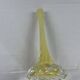 Twisted yellow art glass soliflores