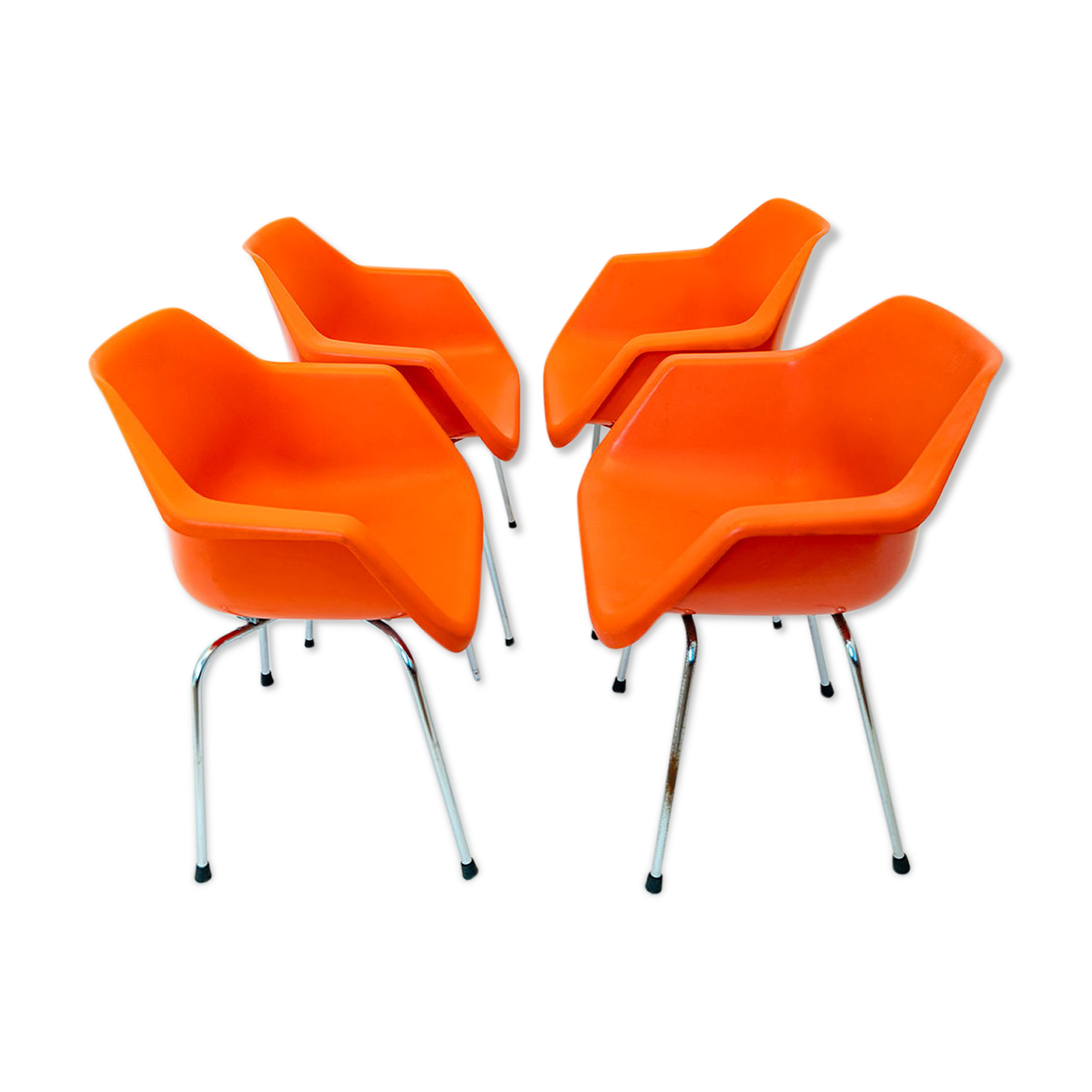Set of 4 armchairs by Robin Day, for Hille, England, 1967