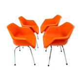 Set of 4 armchairs by Robin Day, for Hille, England, 1967