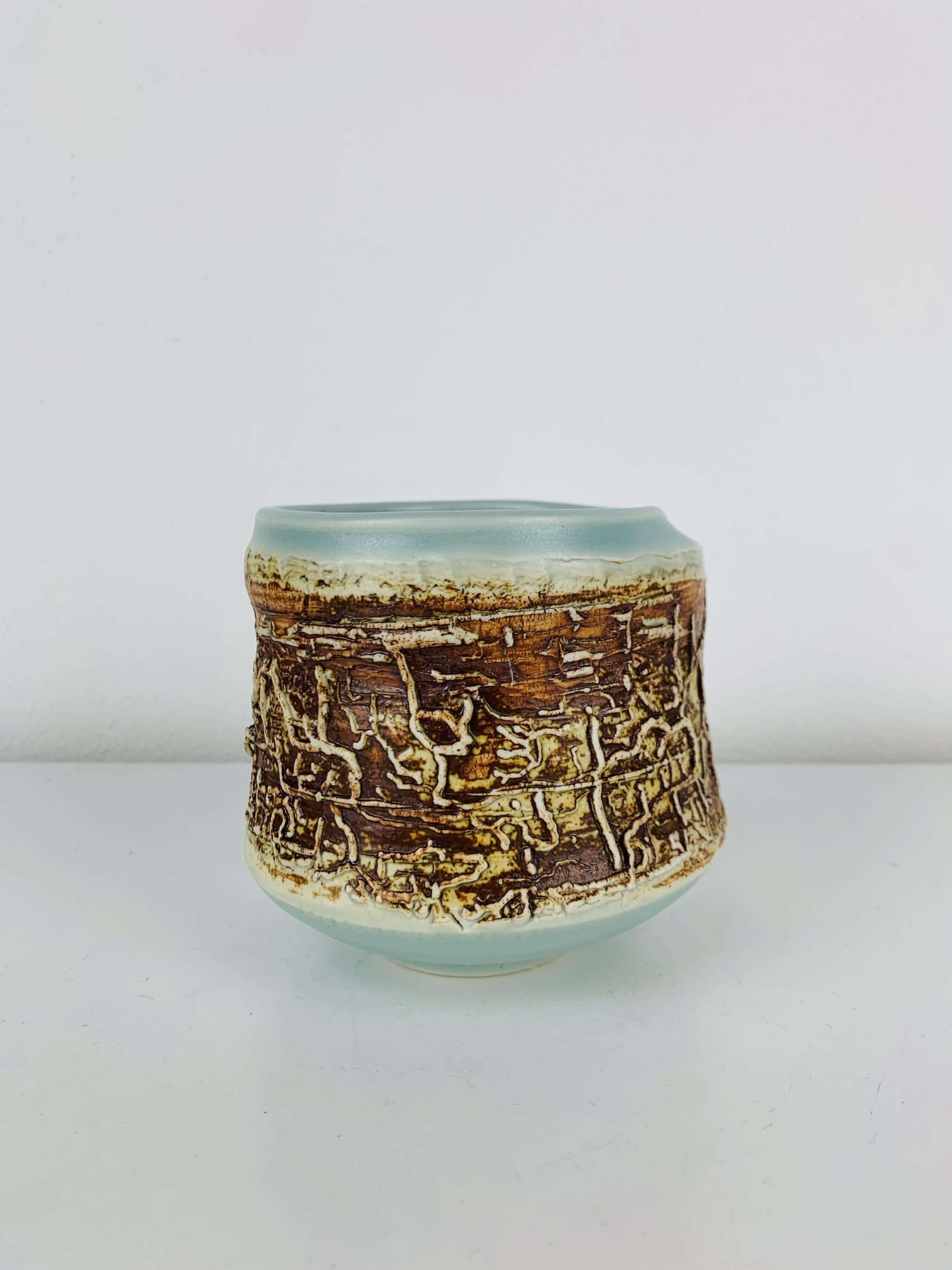 Ceramic vase signed Thiebaut Dietrich