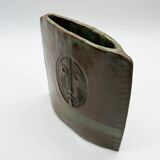 "Totem" vase signed by Anthony Pitot – unique piece, 1980s