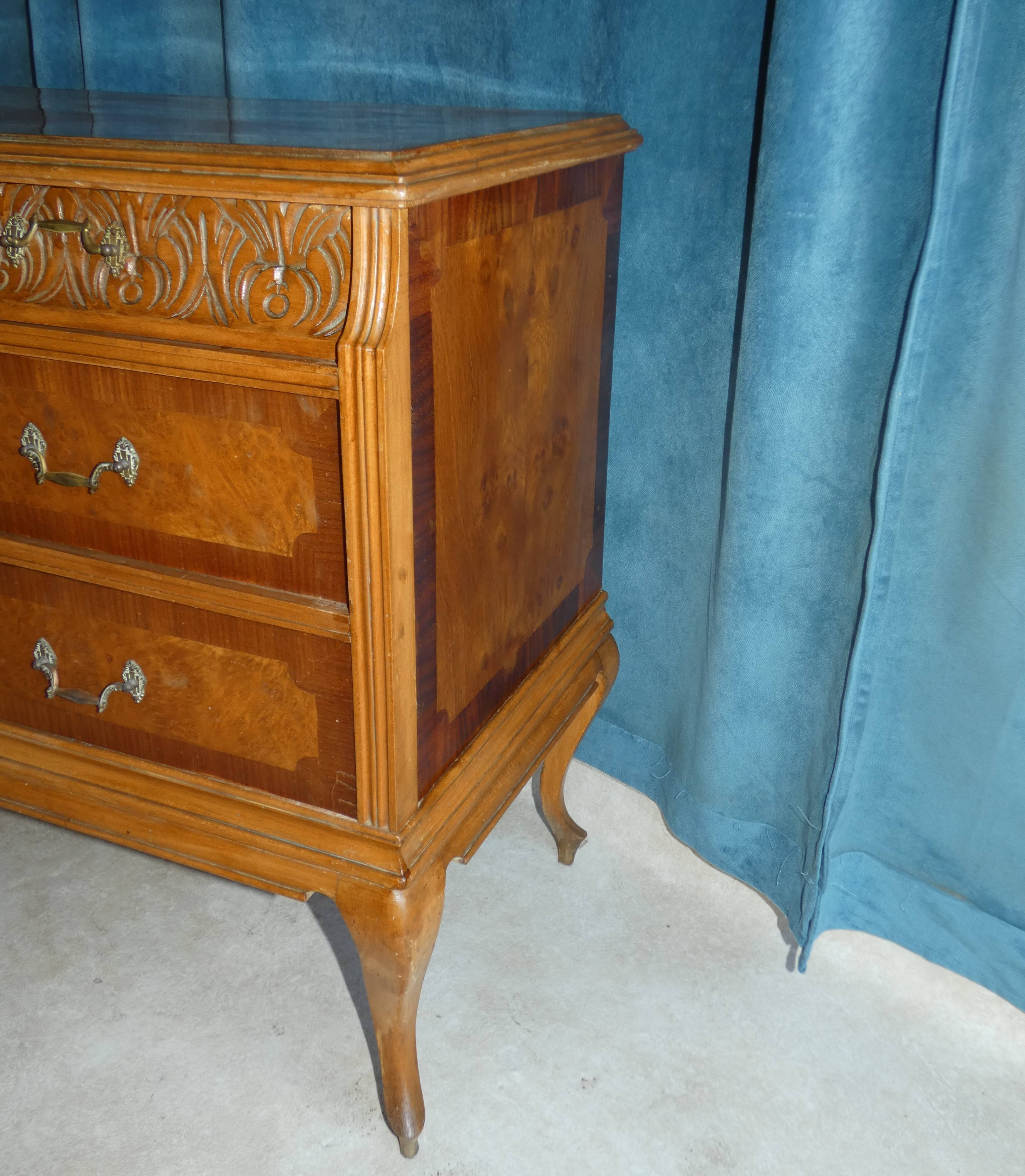 Chest of drawers Neoclassical 4 drawers in Wood circa 1920