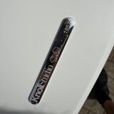 Original oval Tulip Knoll table 198cm white laminate, NEW in the box.