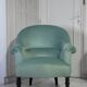 Restored authentic 19th century toad armchair