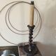 Wooden lamp foot