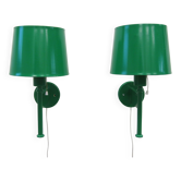 Pair of Scandinavian wall lights Luxus by Uno and Östen Kristiansson