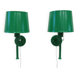 Pair of Scandinavian Luxus wall lamps by Uno and Östen Kristiansson