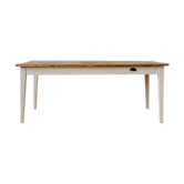 Firm table feet spindles cream
