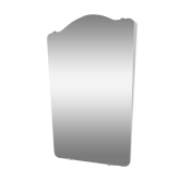 Miroir vintage de forme libre - années 60/70