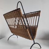Door reviews steel wire rattan modernist vintage 50 s