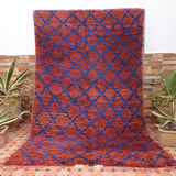 Carpet beni ouarain 231 x 144 cm,