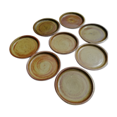 Lot of Sandstone Craft Plates