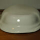 Flat ewer basin earthenware Moustiers Sud France 18th century flower solanée