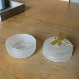 Jewelry box with dragonfly lid