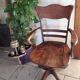 Oak American office chair