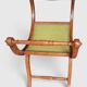 Empire-style piano stool / chair / footrest in wood.