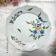 Antique French Earthenware Plate 18th Century NEVERS Floral Pattern