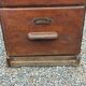 Oak craft cabinet with 5 drawers from the 1930s/1950s