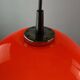 Pair of two cherry glass pendants by Peill & Putzler