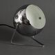 1970 lamp in chrome metal with tubular base