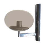 Sciolari smoked globe sconce 1970