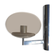 Sciolari smoked globe sconce 1970