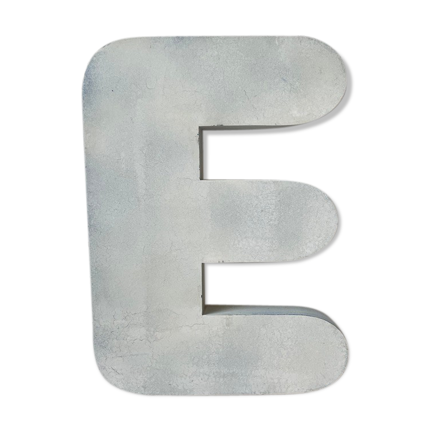 Lettre E métal XL 60cm
