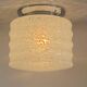 Clichy white glass ceiling light