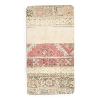 Tapis 2x3 pour accent, tapis Vintage beige doux, 57x105Cm SK 22575