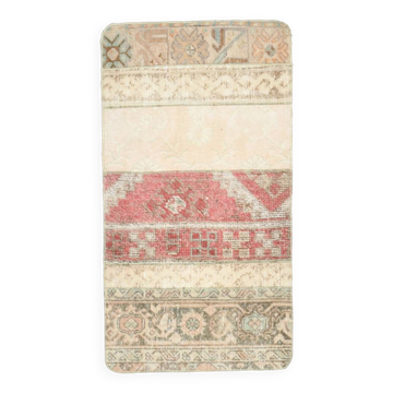 Tapis 2x3 pour accent, tapis Vintage beige doux, 57x105Cm SK 22575